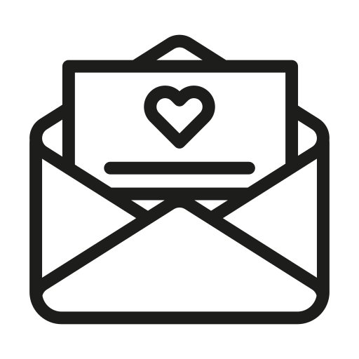 Love letter, love and romance, valentines day, romantic, romance, hearts icon